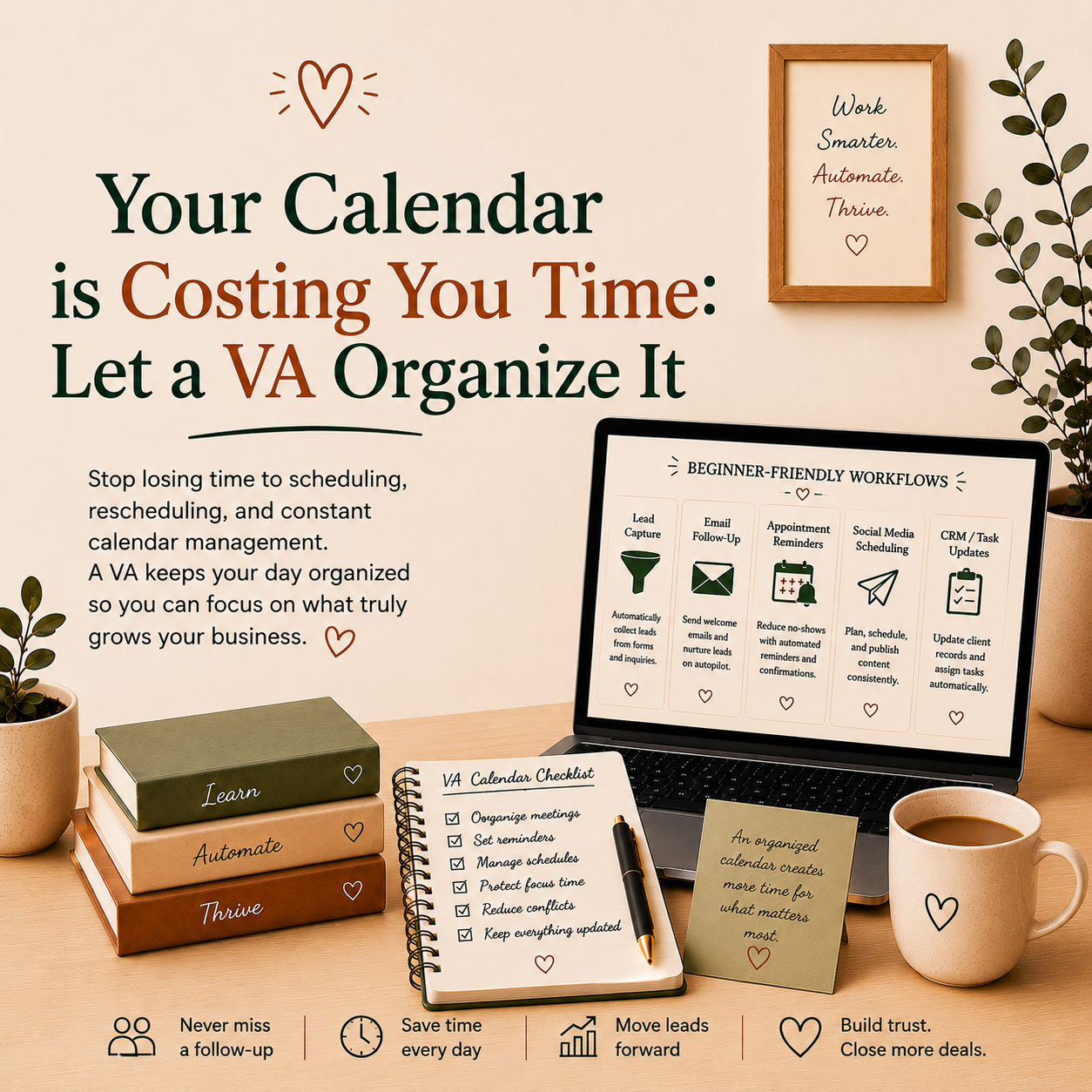 Your Calendar Is Costing You Time: Let a VA Organize It